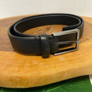 Express Men’s Black Leather Belt Sz:34